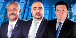 CC otorgó un amparo a la UNE, para expulsar a otros tres diputados de la bancada en el Congreso. Arte La Hora: Alejandro Ramírez