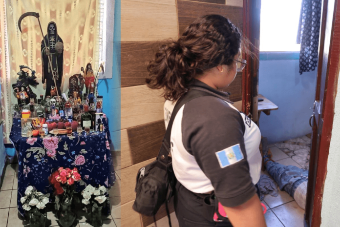 Localizan dos hombres fallecidos que se encontraban amarrados de pies y manos en un apartamento en Villa Nueva. Foto La Hora: CBV