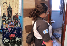 Localizan dos hombres fallecidos que se encontraban amarrados de pies y manos en un apartamento en Villa Nueva. Foto La Hora: CBV