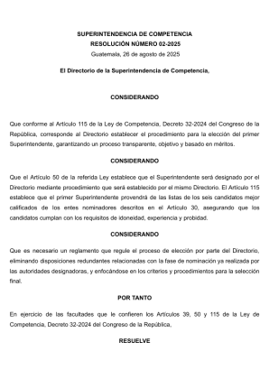 Resolución 2-2025