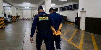 Alias "Tavo" presunto pandillero responsable de crimen contra dos hermanos en Villa Nueva. Foto La Hora: PNC