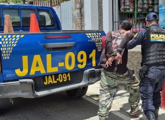 Capturan a alias “Pato” tras presunto asalto a un camión en Jalapa. Foto La Hora: PNC