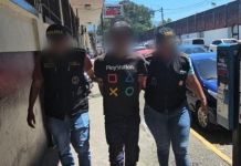 Capturan al presunto responsable de la muerte de un hondureño en Escuintla. Foto la Hora: PNC