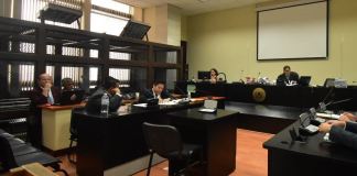 Caso Lanquín se discute ante el Juzgado de Mayor Riesgo A. Foto La Hora: Sergio Osegueda