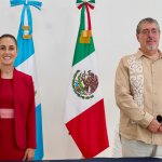 Claudia Sheinbaum y Bernardo Arévalo