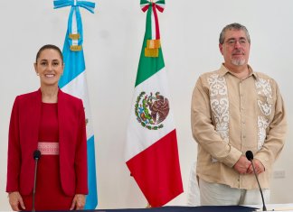 Claudia Sheinbaum y Bernardo Arévalo