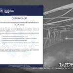 Evalúan daños y anuncian acciones para habilitar el paso en el puente Mocá, Suchitepéquez. Arte La Hora: Alejandro Ramírez