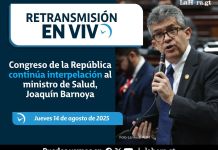 Retransmisión: Congreso de la República continúa interpelación al ministro de Salud, Joaquín Barnoya Congreso de la República continúa interpelación al ministro de Salud, Joaquín Barnoya. Foto La Hora: AGN.