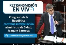 Congreso de la República continúa interpelación al ministro de Salud, Joaquín Barnoya. Foto La Hora: Gobierno de Guatemala.