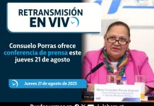 Retransmisión: Consuelo Porras ofrece conferencia de prensa este jueves 21 de agosto
