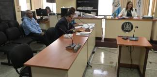 Audiencia por caso Diario Militar, fue suspendida por falta de notificaciones. Foto La Hora: Fabricio Alonzo