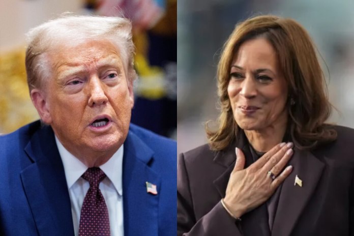 Donald Trump y Kamala Harris