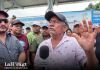 Líderes frente al IGSS de Escuintla tras la presunta desaparición de un bebé