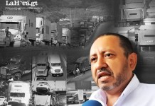 Presidente Gremial de Pilotos de Transporte, Rony . Arte La Hora: Víctor García