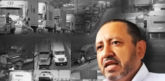 Presidente Gremial de Pilotos de Transporte, Rony . Arte La Hora: Víctor García