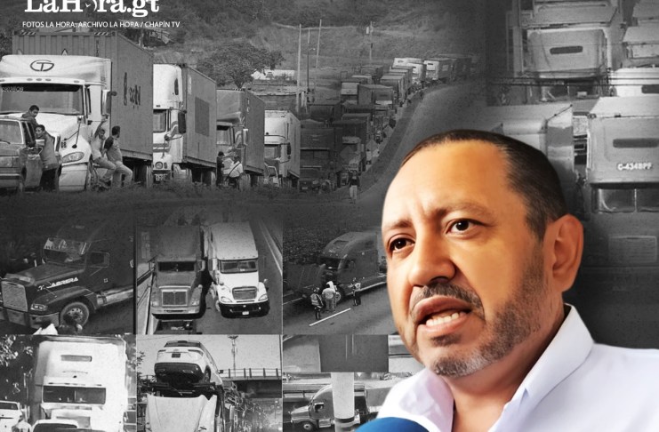 Presidente Gremial de Pilotos de Transporte, Rony . Arte La Hora: Víctor García