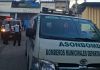 Elementos de ASONBOMD alertados por posible motín en la Cárcel El Boquerón. Foto La Hora: ASONBOMD