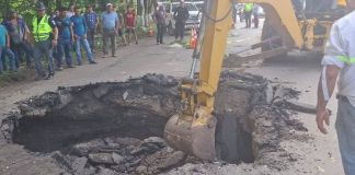 Emergencia por lluvia atendida registrada en Izabal y atendida por Conred el pasado 10 de agosto. Foto La Hora: Conred