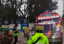 Emixtra consigna bus extraurbano por no portar tarjeta de circulación durante operativo en Mixco