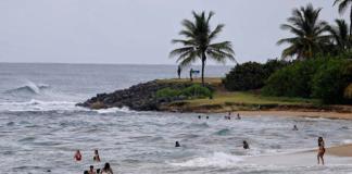 El huracán Erin, de gran tamaño y categoría 2, avanza este miércoles por el Atlántico occidental y amenaza casi toda las costa este estadounidense. Foto La Hora: EFE.