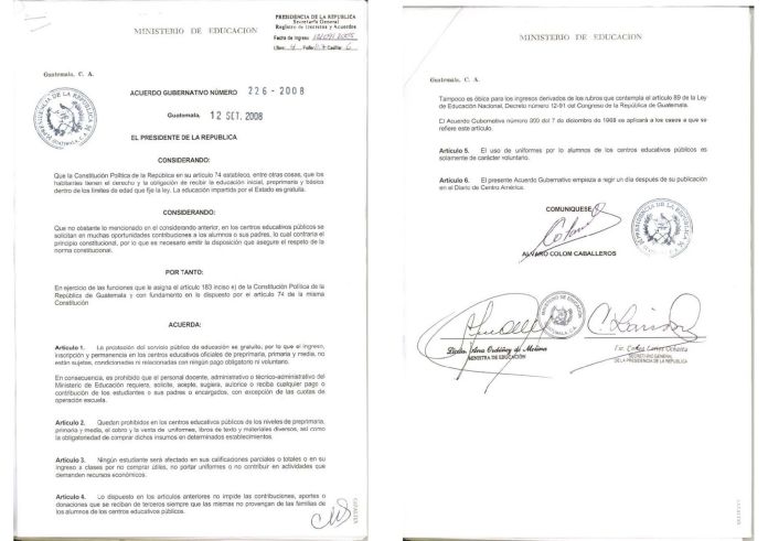 Foto La Hora: Mineduc