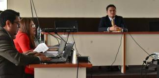 FECI presentó al juez Fredy Orellana distintas peticiones contra el partido Movimiento Semilla. Foto La Hora: Daniel Ramírez