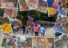 La feria que se realiza en el Hipódromo del Norte, zona 2 de la Ciudad Capital reúne a miles de visitantes en un corredor cultural lleno de juegos mecánicos, gastronomía típica y expresiones artísticas. Foto La Hora: José Orozco- Diseño Roberto Altán.