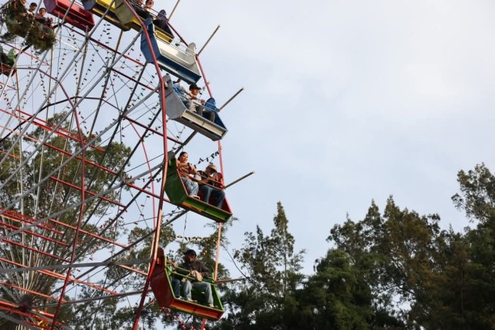 Rueda de Chicago en Feria de Jocotenango. Foto: Municipalidad de Guatemala