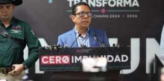 Fiscalía de Chiapas niega desplazamiento forzado en frontera con Guatemala. Foto La Hora: Fiscalía General de Chiapas