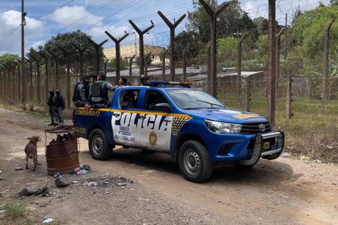 Fraijanes Según el ministro de gobernación, durante la madrugada fueron liberados los guardias retenidos por pandilleros. Foto La Hora: José Orozco