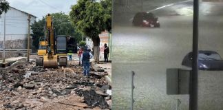 Fuertes lluvias ocasionan danos en la ciudad de Querétaro, México. Foto La Hora: Gobierno del Estado de Querétaro