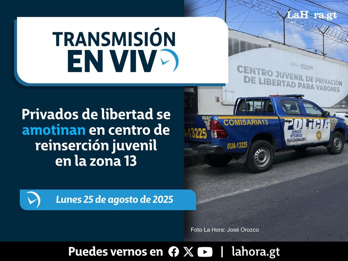 En vivo: Privados de libertad se amotinan en centro de reinserción juvenil en la zona 13