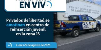 Privados de libertad se amotinan en centro de reinserción juvenil en la zona 13. Foto La Hora: José Orozco.