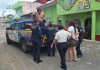 Cuatro presuntos pandilleros fueron capturados este sábado 2 de agosto, con mensajes de jefes del Barrio 18. Foto La Hora: PNC