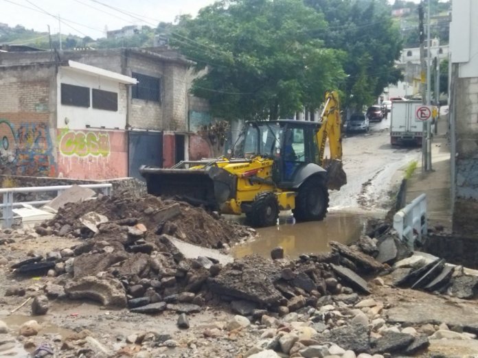 Daños por lluvia en Querétaro. Foto La Hora: Redes Sociales