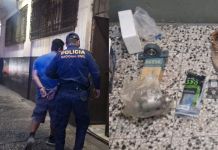 Capturan en Palín a hombre por presuntamente vender productos robados en Marketplace Hombre que vendía presuntos productos robados en Marketplace capturado en Palín. Foto La Hora: PNC
