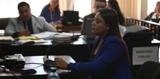 Paola Pimentel es una de las fiscales perseguidas politícamente por el MP, según organizaciones de Derechos Humanos. Foto La Hora: Diego España.