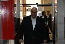 Julio Ligorría se abstuvo de emitir declaración tras ser beneficiado con el cierre del caso. Foto La Hora: Daniel Ramírez