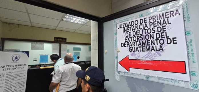 Los Juzgados contra Extorsiones continúan funcionando en el tercer nivel de la Torre de Tribunales. Foto La Hora: Sergio Osegueda