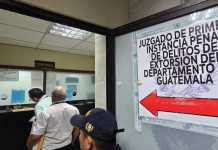 Los Juzgados contra Extorsiones continúan funcionando en el tercer nivel de la Torre de Tribunales. Foto La Hora: Sergio Osegueda