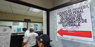 Los Juzgados contra Extorsiones continúan funcionando en el tercer nivel de la Torre de Tribunales. Foto La Hora: Sergio Osegueda