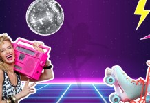 Vuelve a los 80 en The Rolling Place, un recorrido por salas tematizadas que te transportarán en el tiempo, y una pista de patinaje.