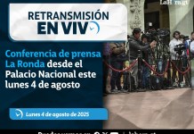 Retransmisión: Conferencia de prensa La Ronda desde el Palacio Nacional este lunes 4 de agosto. Foto La Hora: Gobierno de Guatemala.