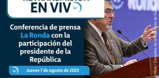 Retransmisión: Conferencia de prensa La Ronda con la participación del presidente de la República. Foto La Hora: Congreso de la Republica.