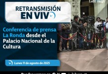 Retransmisión: Conferencia de prensa La Ronda desde el Palacio Nacional de la Cultura. Foto La Hora: Gobierno de Guatemala.