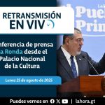 Retransmisión: Conferencia de prensa La Ronda desde el Palacio Nacional de la Cultura. Foto La Hora: Gobierno de Guatemala.