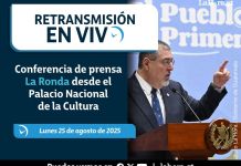 Retransmisión: Conferencia de prensa La Ronda desde el Palacio Nacional de la Cultura. Foto La Hora: Gobierno de Guatemala.