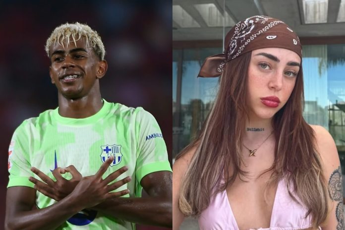 Lamine Yamal y Nicki Nicole