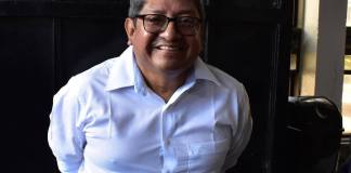 El exdiputado Leocadio Juracán fue ligado a proceso por el delito de usurpación agravada. Foto La Hora: Daniel Ramírez