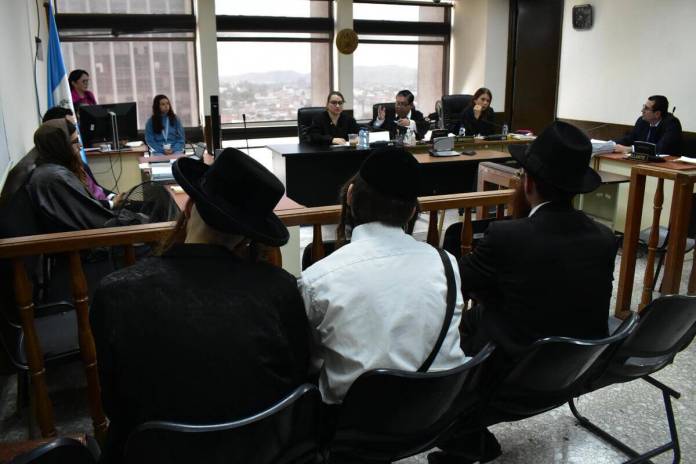 Lev Tahor Tribunal Quinto de Sentencia Penal aplazó audiencia de extradición para miembro de Lev Tahor para el 11 de septiembre. Foto La Hora: Daniel Ramírez